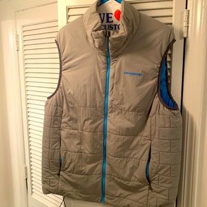 Men’s Patagonia Grey Nano-Air Vest, Size L